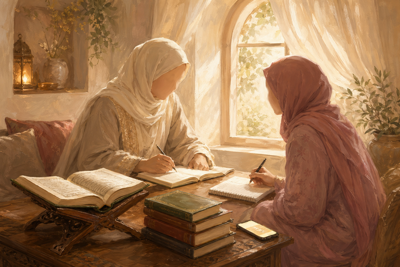 المرأة عالمة ومتعلمة