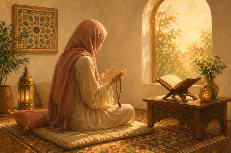 وأزلفت الجنة للمتقين