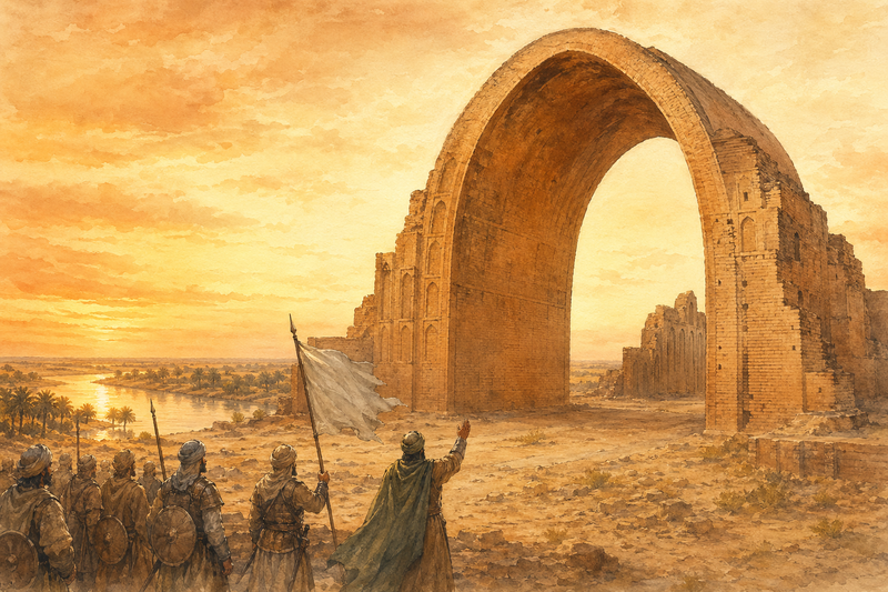 إيوان كسرى رمزُ نَصر المسلمين وقَهر الظالمين